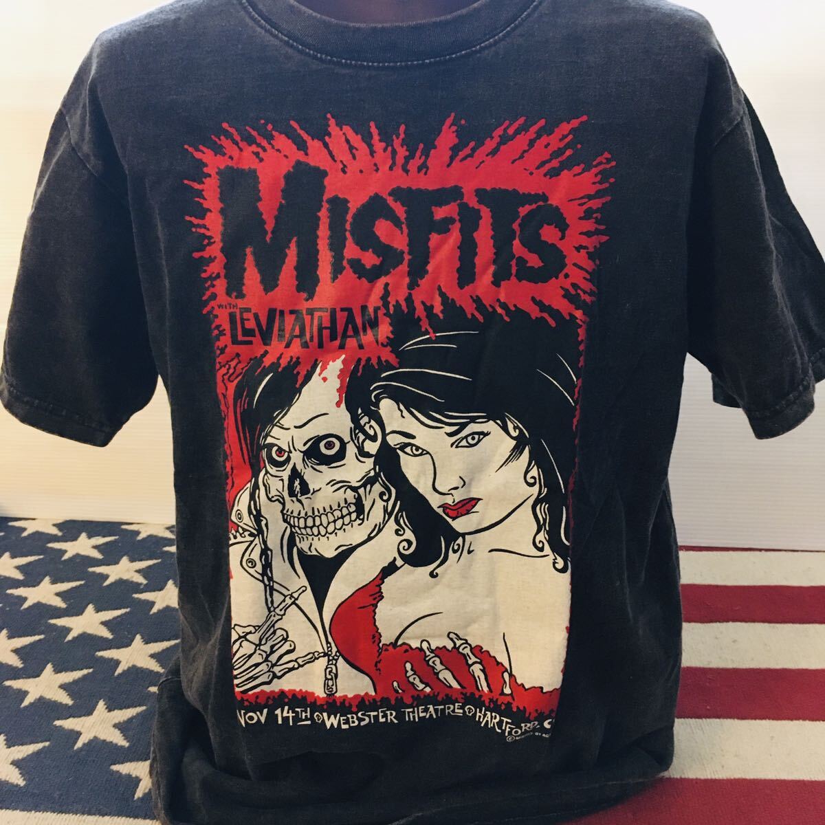 ミスフィッツ　MIS FITS L バンドTシャツ　ロックTシャツ
