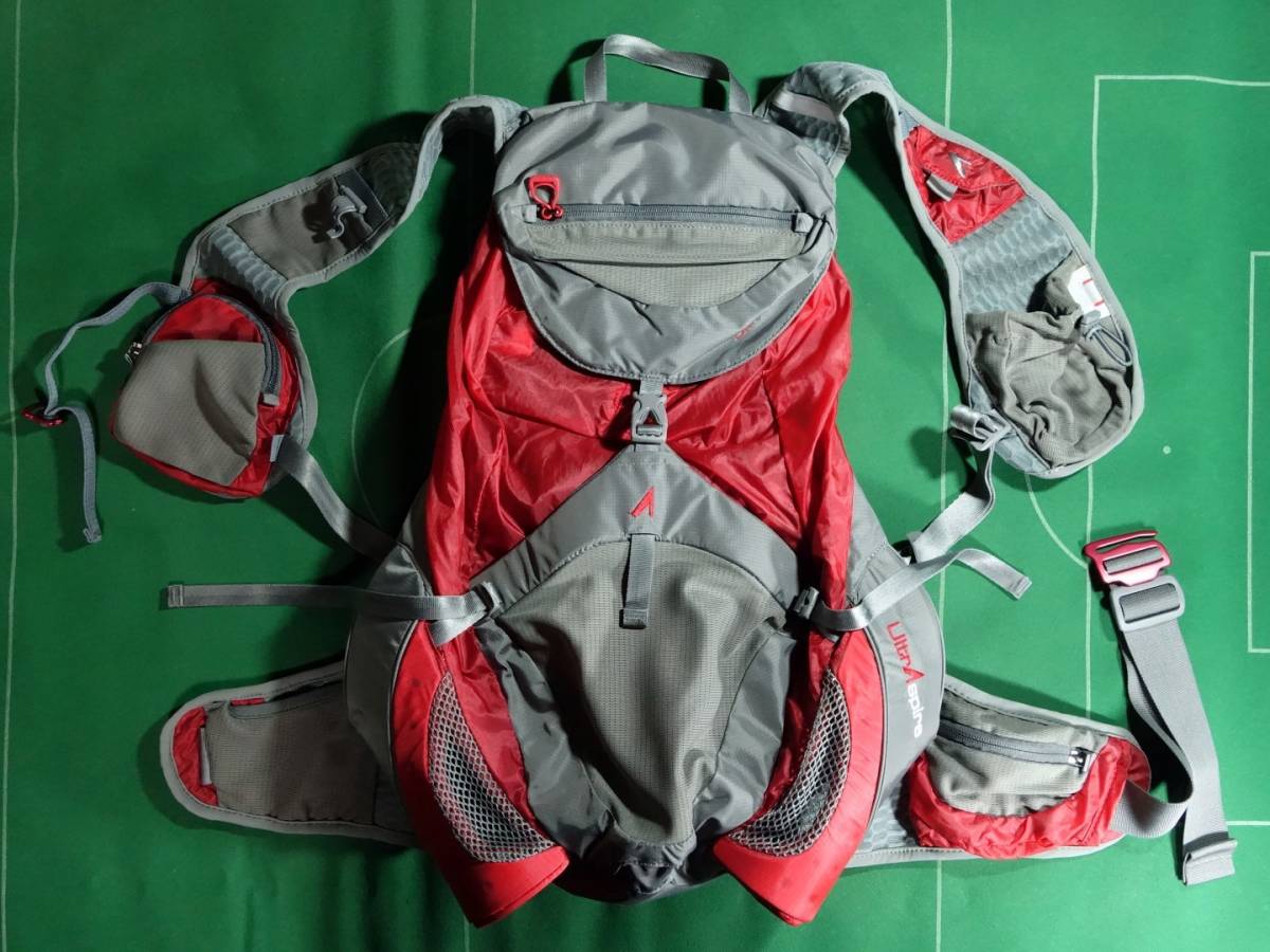 安価 ワタナベ ▲ULTRASPIRE ウルトラスパイア トレラン向け 16L FASTPACK ファストパック レッド/ライトグレー 美品!!!▲ バックパック 安価 ワタナベ ▲ULTRASPIRE ウルトラスパイア トレラン向け 16L FASTPACK ファストパック レッド/ライトグレー 美品!!!▲ バックパック