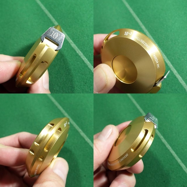 *takeda дизайн Project MILLiSECOND мм Second волокно metal Major рулетка aluminium Gold не использовался * с ящиком!!!*