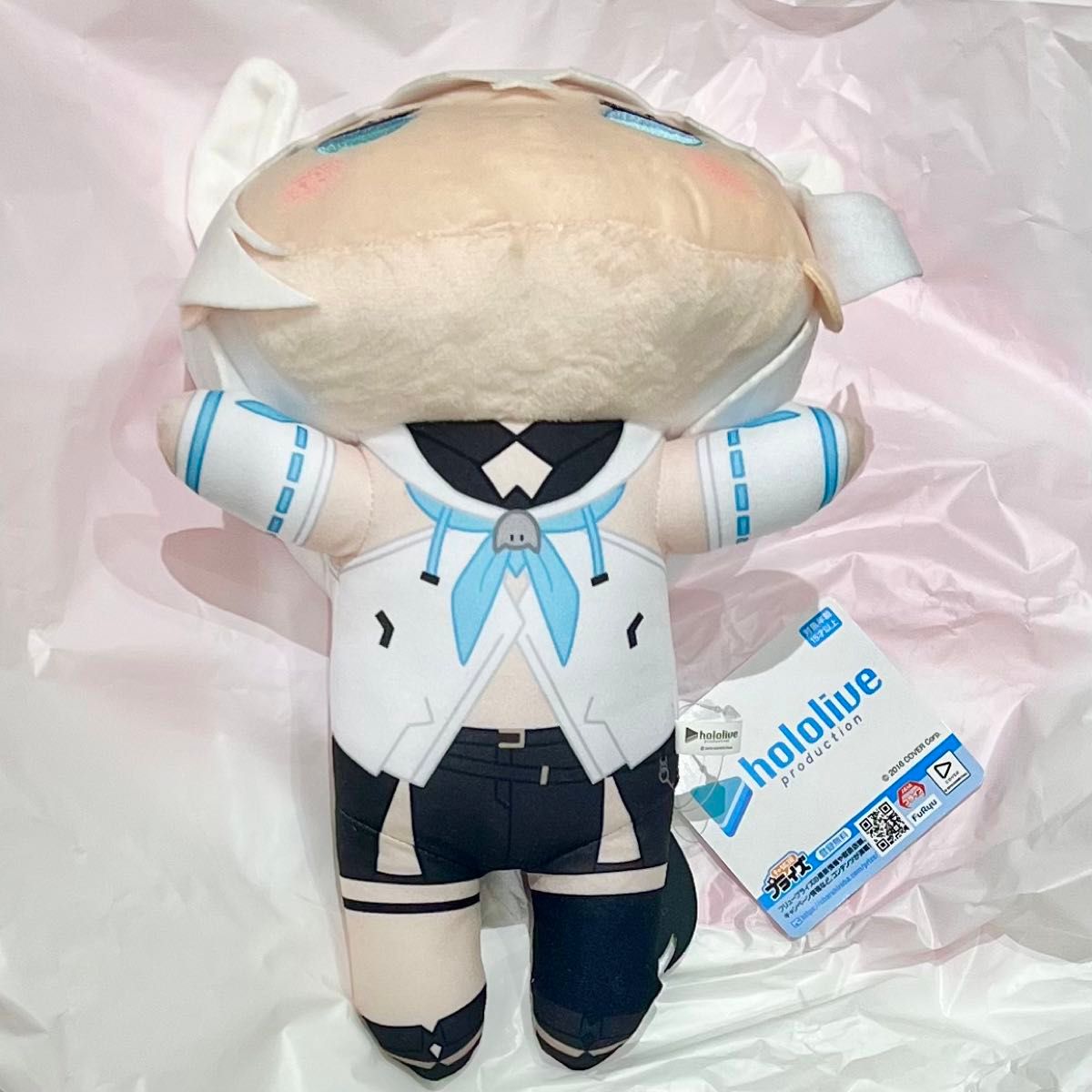 hololive ホロライブ プライズ ねそべり 寝そべりぬいぐるみ 白 hololive ホロライブ プライズ ねそべり 寝そべりぬいぐるみ 白