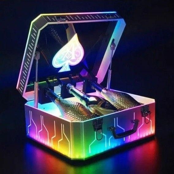 新品 シャンパン ケース ディスプレイ LED アルマンド 新品 シャンパン ケース ディスプレイ LED アルマンド