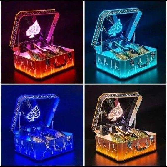 新品 シャンパン ケース ディスプレイ LED アルマンド 新品 シャンパン ケース ディスプレイ LED アルマンド