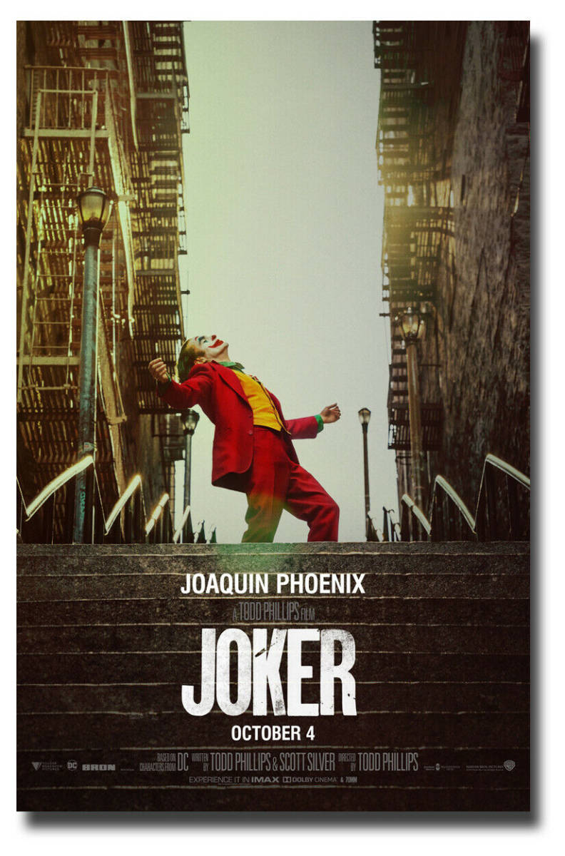 Joker Movie Poster　ジョーカー　映画　ポスター_画像1