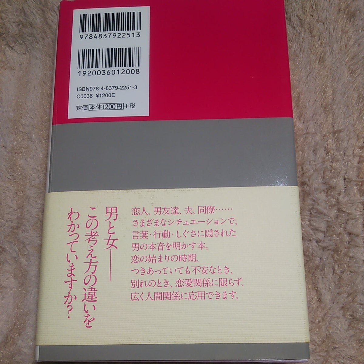 心理学・恋愛心理『「男」についての100の質問』 松本一起