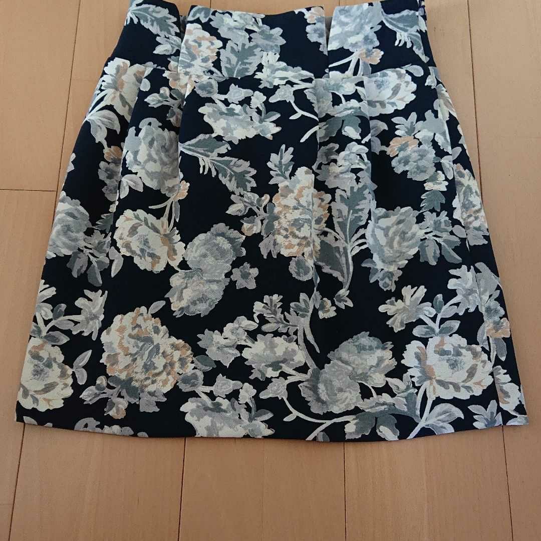 花柄スカート ネイビー ミッシュマッシュ リランドチュール 神戸レタス GRL