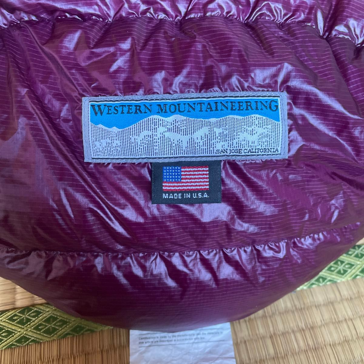 Western Mountaineering ウェスタンマウンテニアリング Western Mountaineering ウェスタンマウンテニアリング
