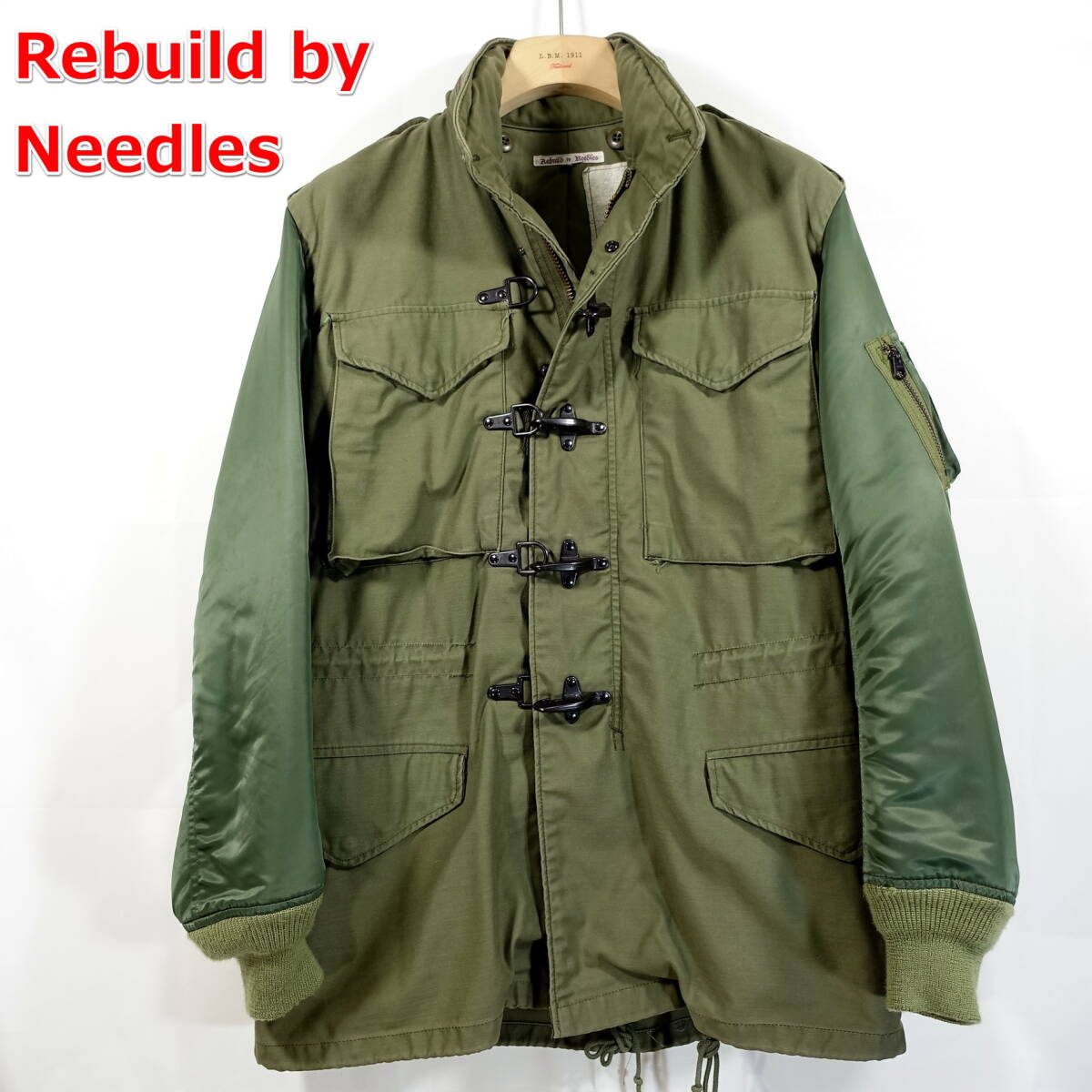良品】リビルドバイ ニードルス 再構築ファイヤーマンジャケット 良品】リビルドバイ ニードルス 再構築ファイヤーマンジャケット