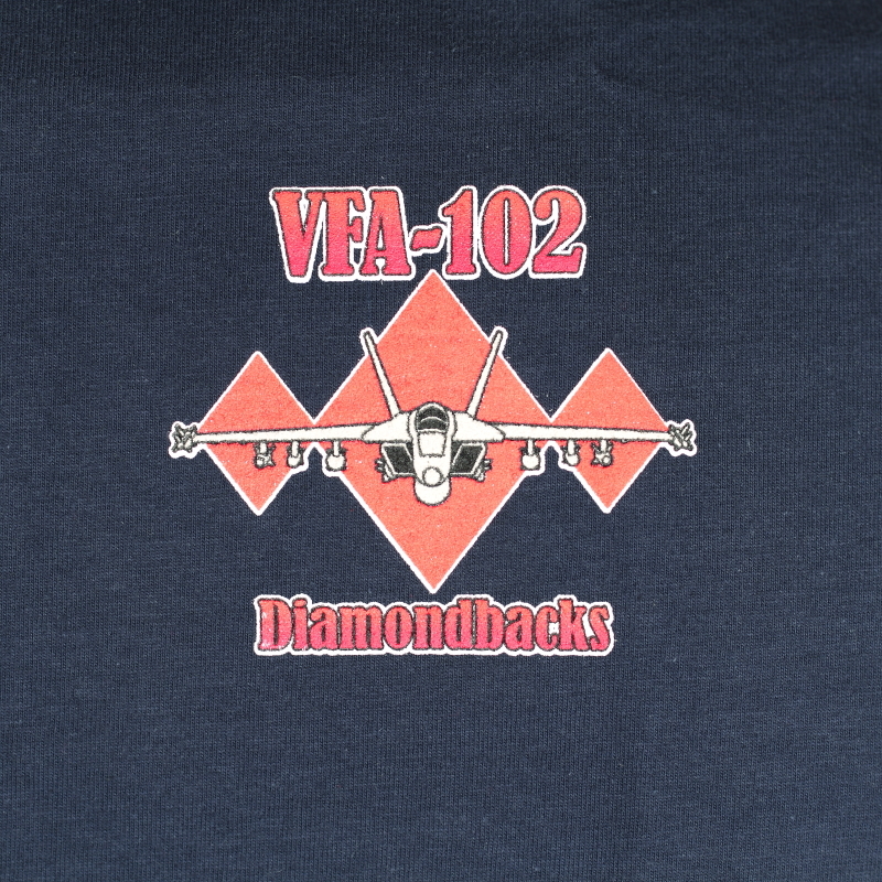 VFA-102 DIAMONDBACKS　”10th ANNIVERSARY IN JAPAN”Tシャツ　ブラック　Sサイズ_画像4