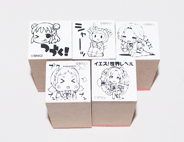 ヤフオク シンデレラガールズ スタンプセット はんこ5種
