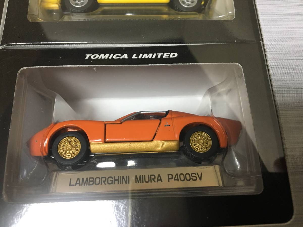 絶版 トミカリミテッド 　ランボルギーニ カウンタック ミウラ　４台セット　 LAMBORGHINI COUNTACH LP500S　MIURA P400SV 4MODELS_画像7