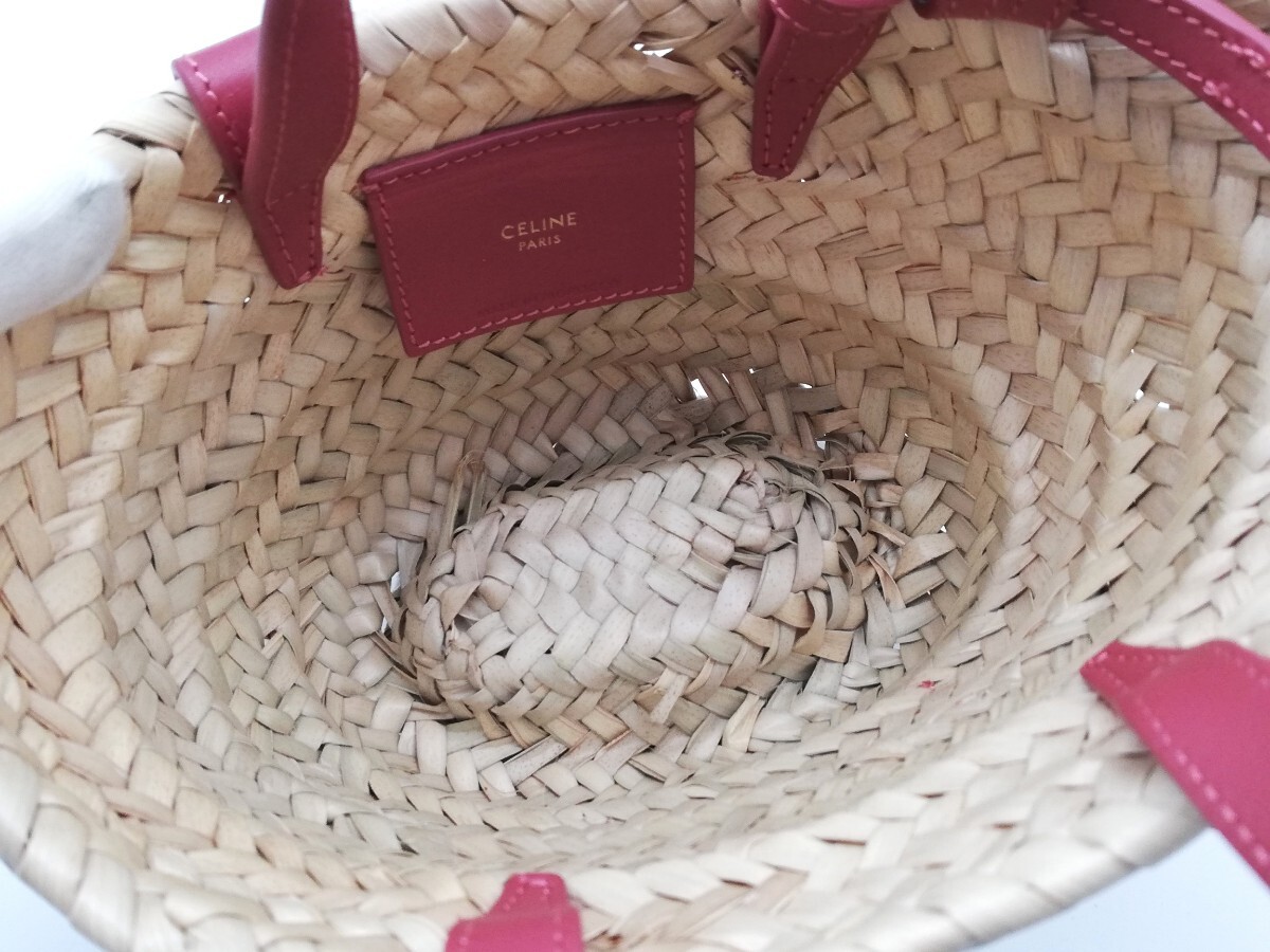 美品 CELINE セリーヌ ハンドバッグ トリオンフ ティーン パニエ 美品 CELINE セリーヌ ハンドバッグ トリオンフ ティーン パニエ