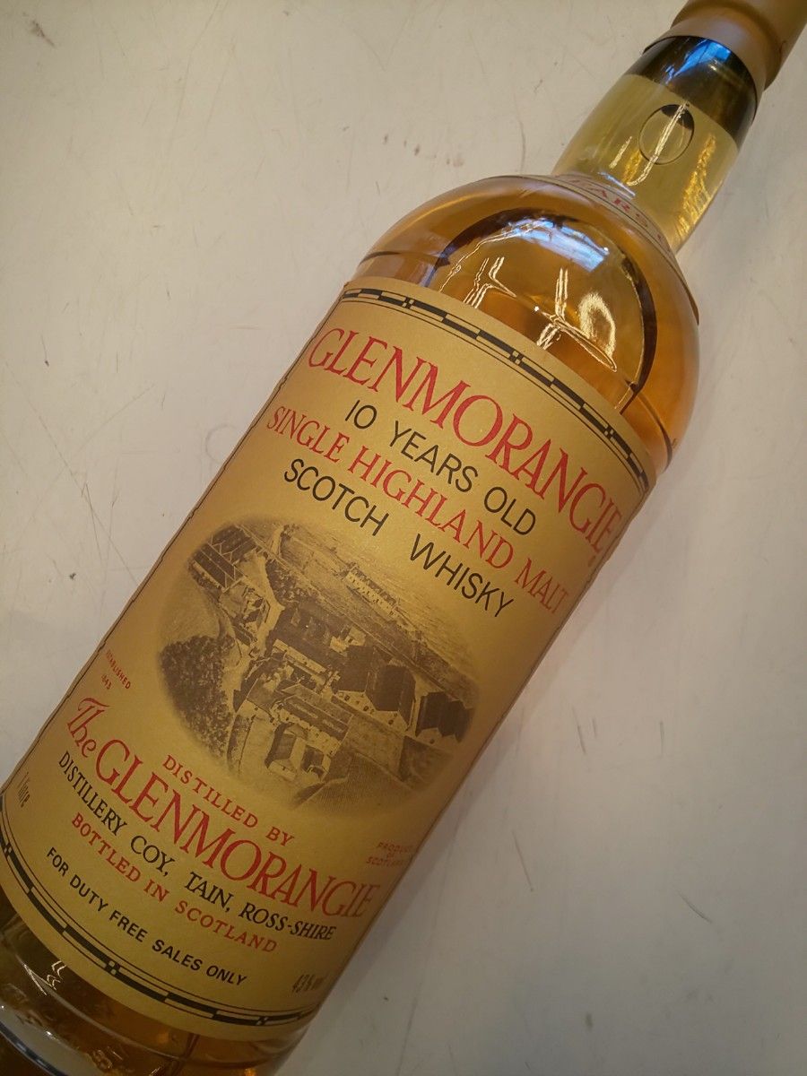 グレンモーレンジ 10年 43度 1000ml 古酒 旧ラベルボトル グレンモーレンジ 10年 43度 1000ml 古酒 旧ラベルボトル