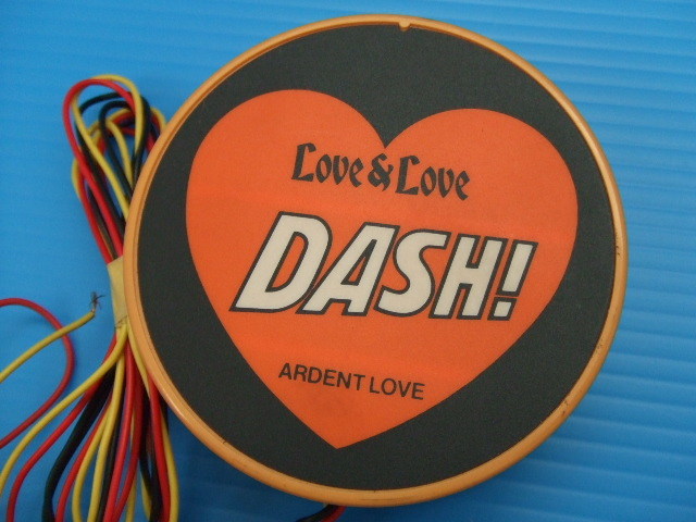 激レア 当時物 新品 ラブ灯 LOVE＆LOVE DASHランプ 旧車 昭和 レトロ ビンテージ ホットロッド 高速有鉛 族車 暴走族 街道レーサー_画像2