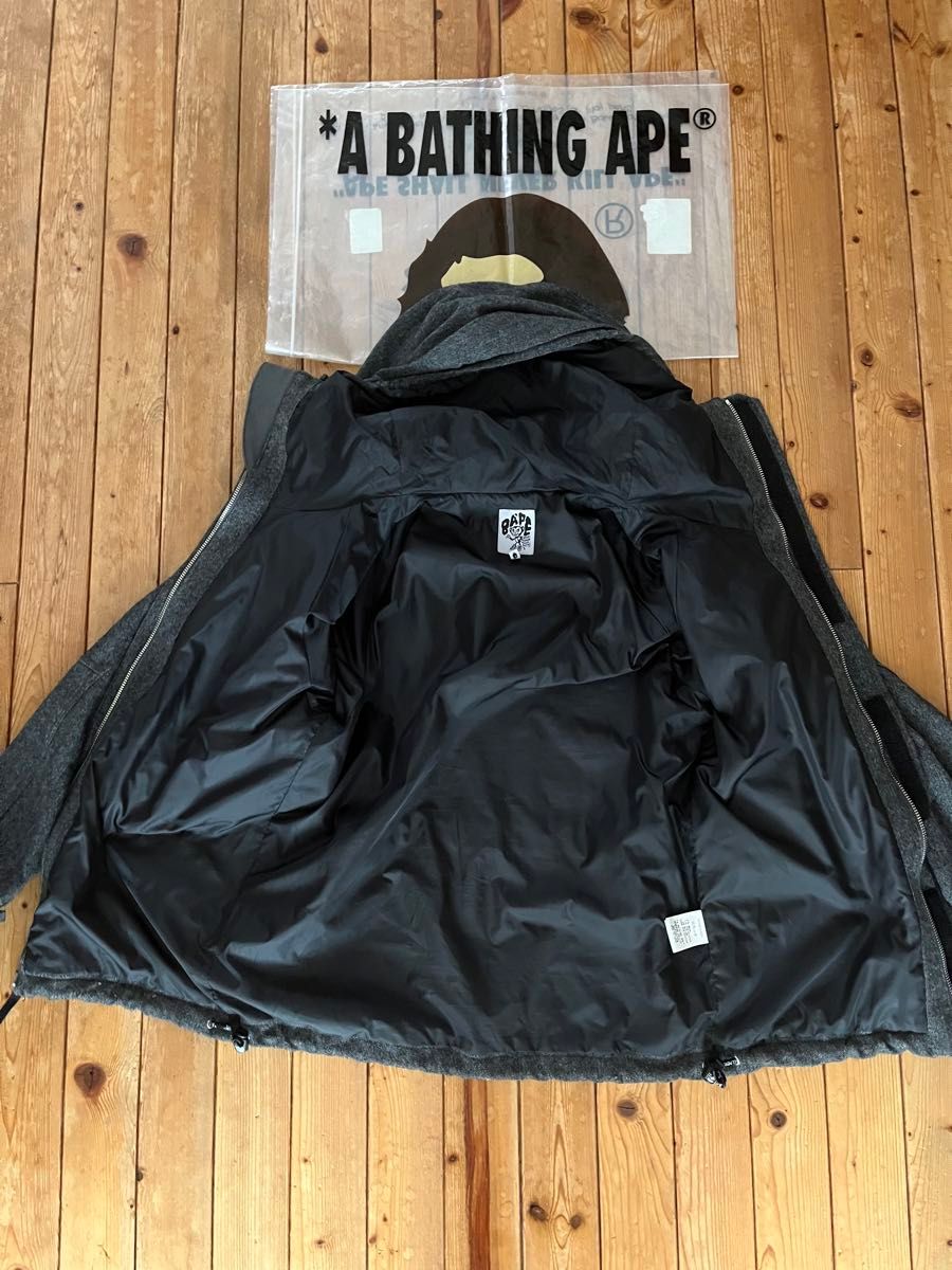 エイプ 江川芳文 WOOL SNOW BOARD JACKET ウール スノボ エイプ 江川芳文 WOOL SNOW BOARD JACKET ウール スノボ