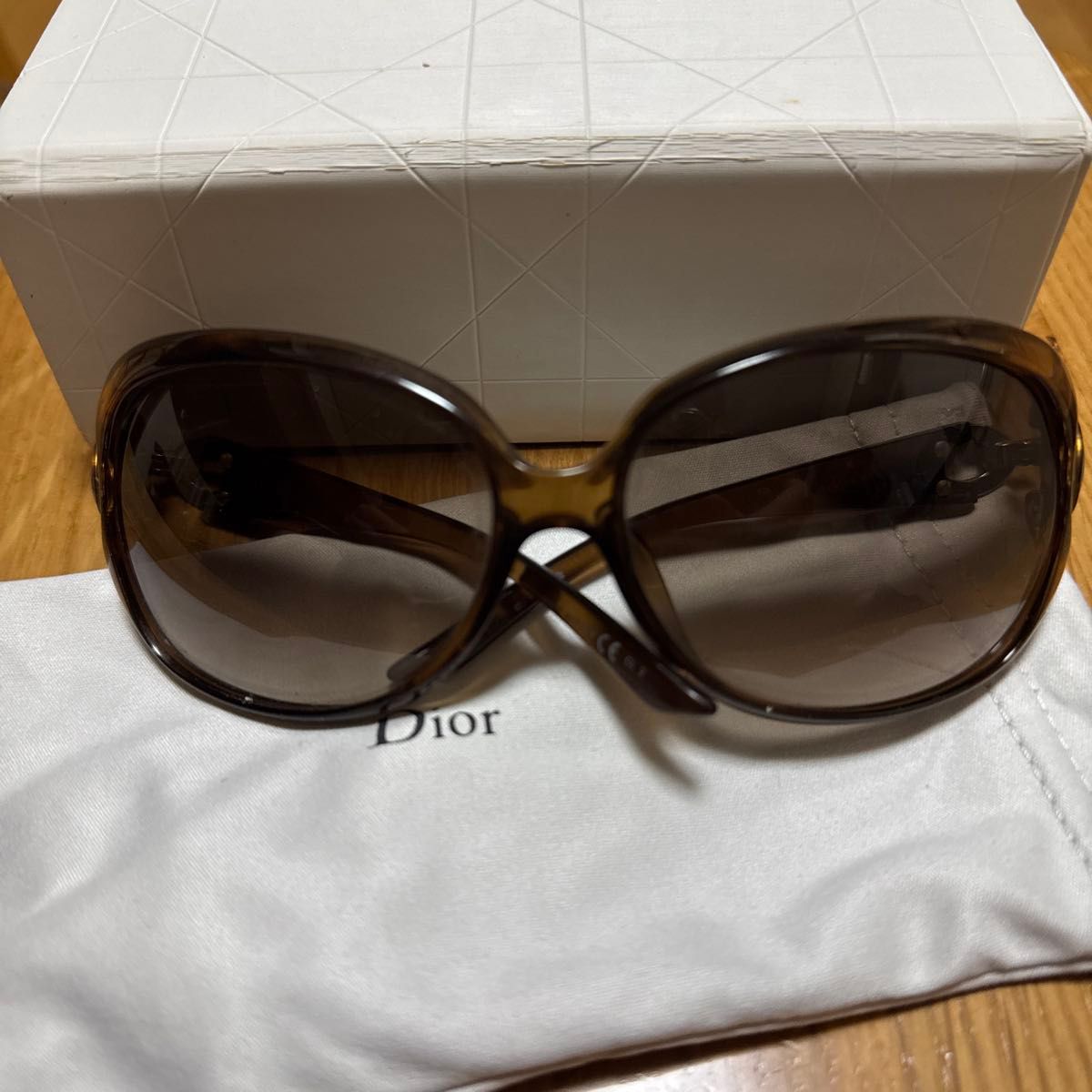 Christian Diorサングラス美品ブラウン系アジアンフィット Christian Diorサングラス美品ブラウン系アジアンフィット