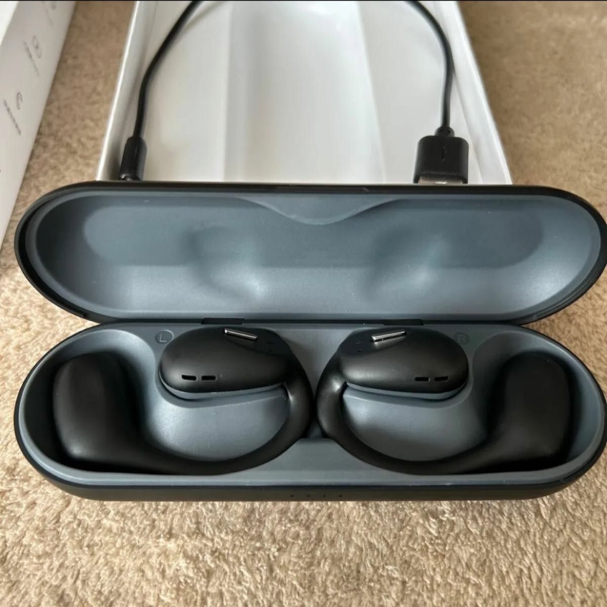 Bluetoothイヤホン 耳掛け式ワイヤレス ブラック ワイヤレス Bluetoothイヤホン 耳掛け式ワイヤレス ブラック ワイヤレス