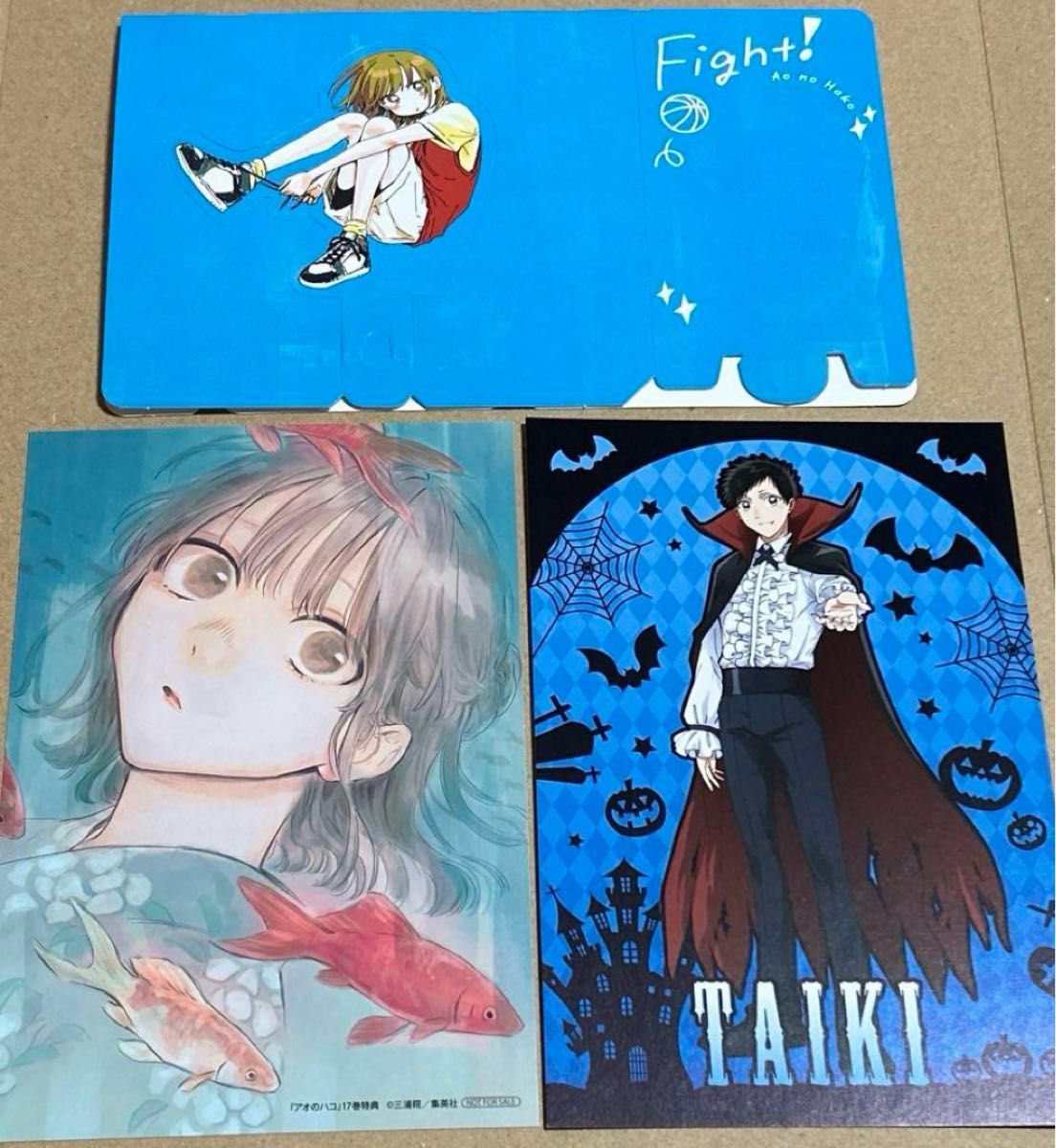 アオのハコ 17巻の購入特典 イラストカード ペーパークラフト アオのハコ 17巻の購入特典 イラストカード ペーパークラフト