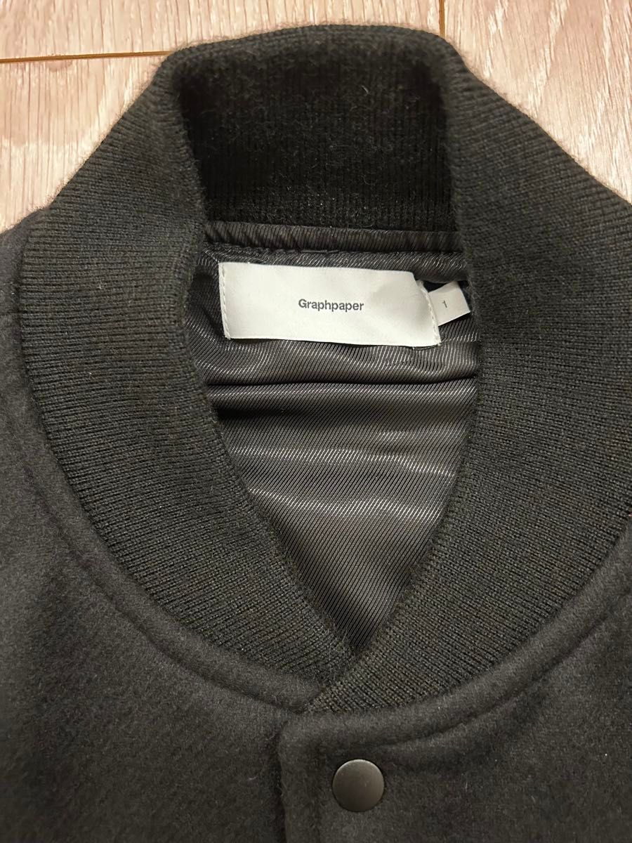23AW Graphpaper light melton stadium jacket 1 グラフペーパー 23AW Graphpaper light melton stadium jacket 1 グラフペーパー