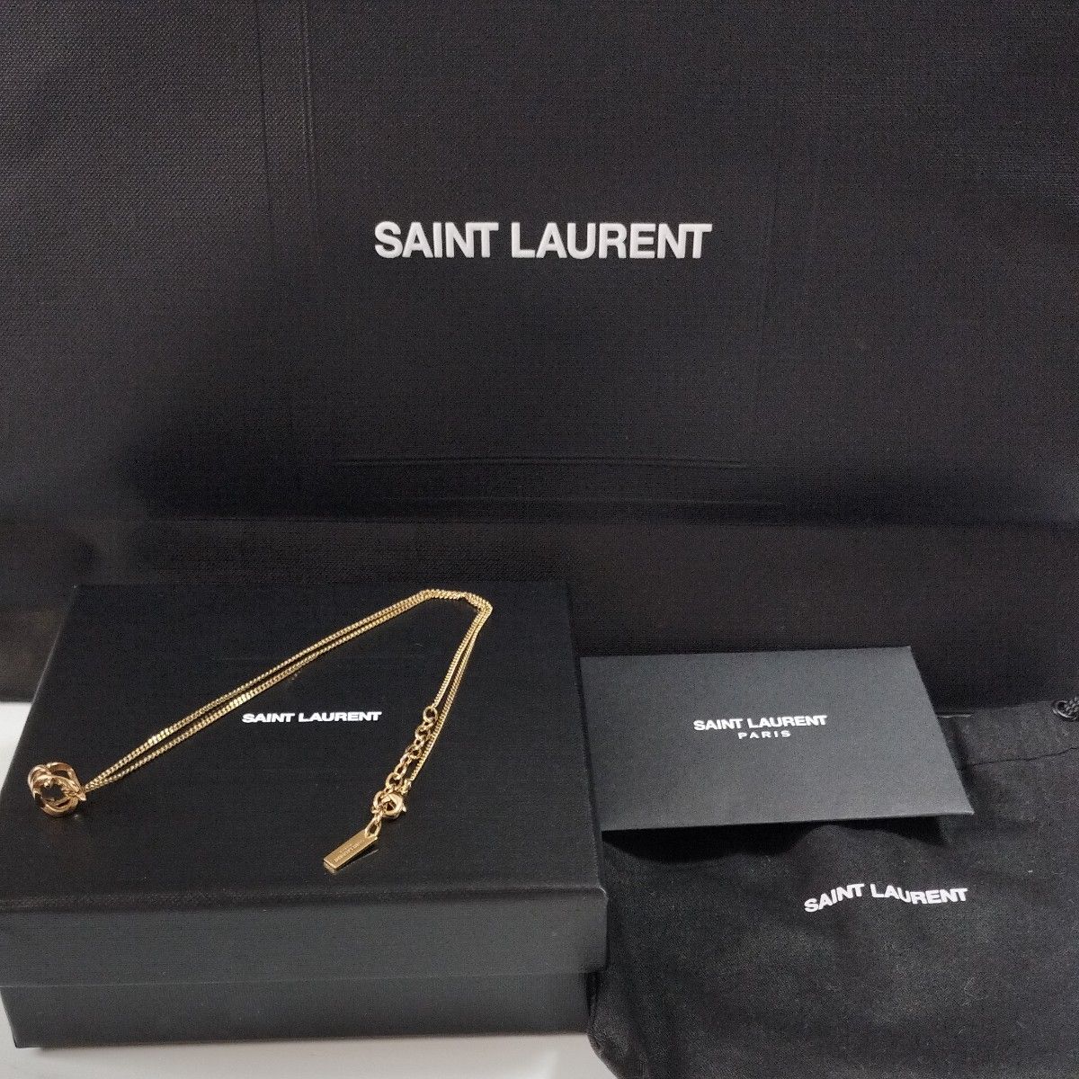 YSL サン ローラン ネックレス ゴールド系 ツイスト|Yahoo YSL サン ローラン ネックレス ゴールド系 ツイスト|Yahoo