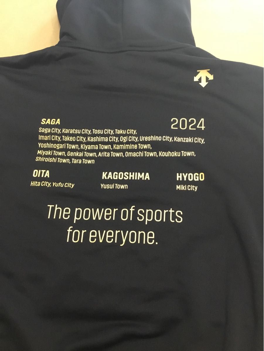 デサント フード付きパーカー 2024国スポ限定モデル JAPAN GAMES デサント フード付きパーカー 2024国スポ限定モデル JAPAN GAMES