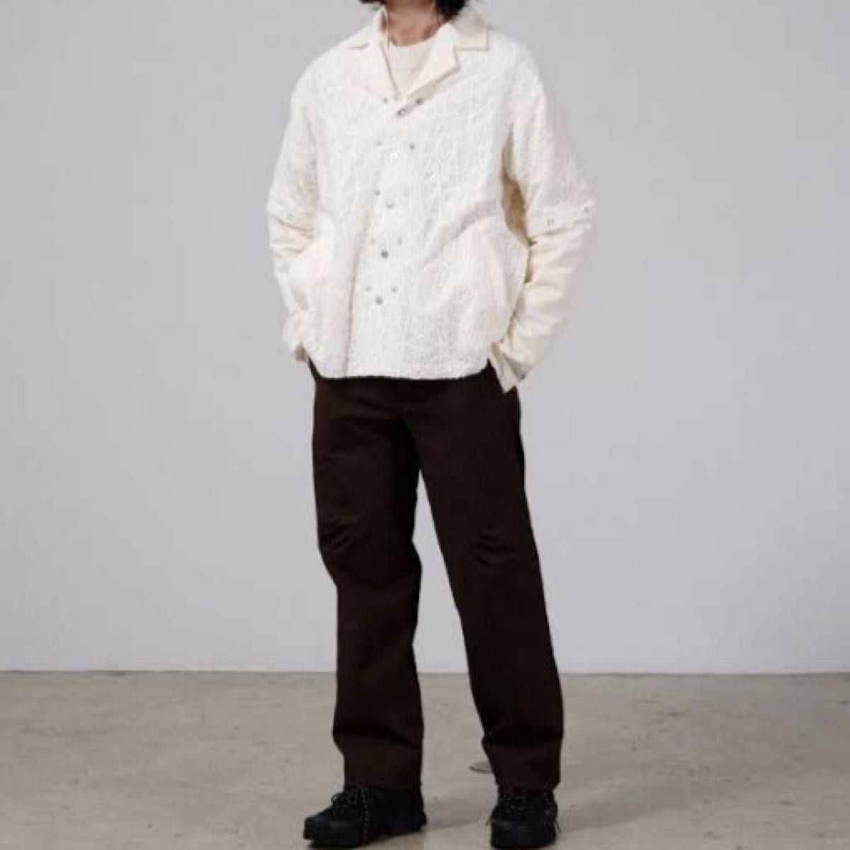 KIKO KOSTADINOV 22ss TORINO JACKET 50 半袖長袖切り替え可能 KIKO KOSTADINOV 22ss TORINO JACKET 50 半袖長袖切り替え可能