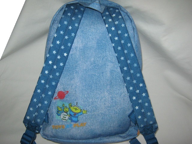 * secondhand goods 2014 year Tokyo Disney resort limitation TOYSTORY toy * -stroke - Lee Denim manner. print cloth rucksack Day Pack bag bag *