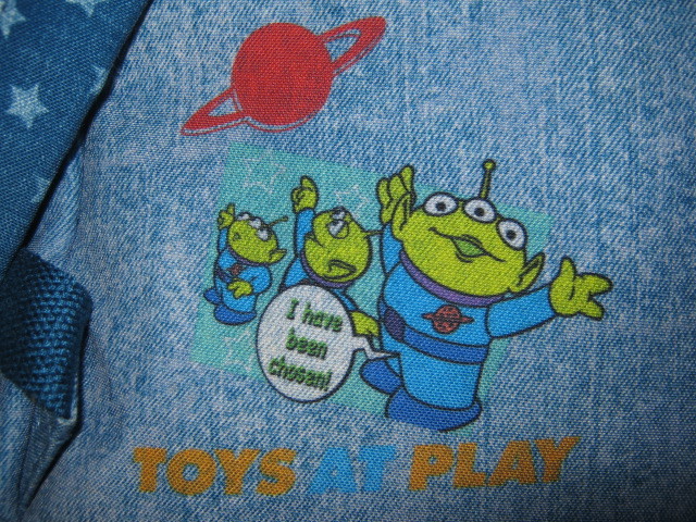 * secondhand goods 2014 year Tokyo Disney resort limitation TOYSTORY toy * -stroke - Lee Denim manner. print cloth rucksack Day Pack bag bag *