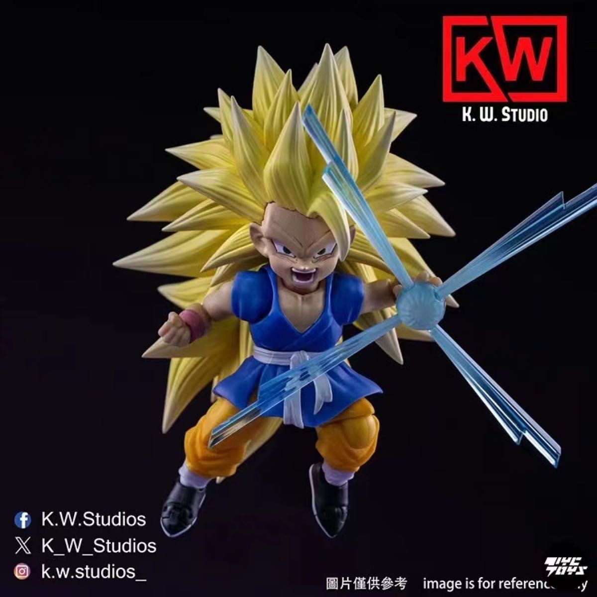 S.H.Figuarts孫悟空GT用 スーパーサイヤ人 セット KWスタジオ S H Figuarts孫悟空GT用スーパーサイヤ人&2&3セット KW