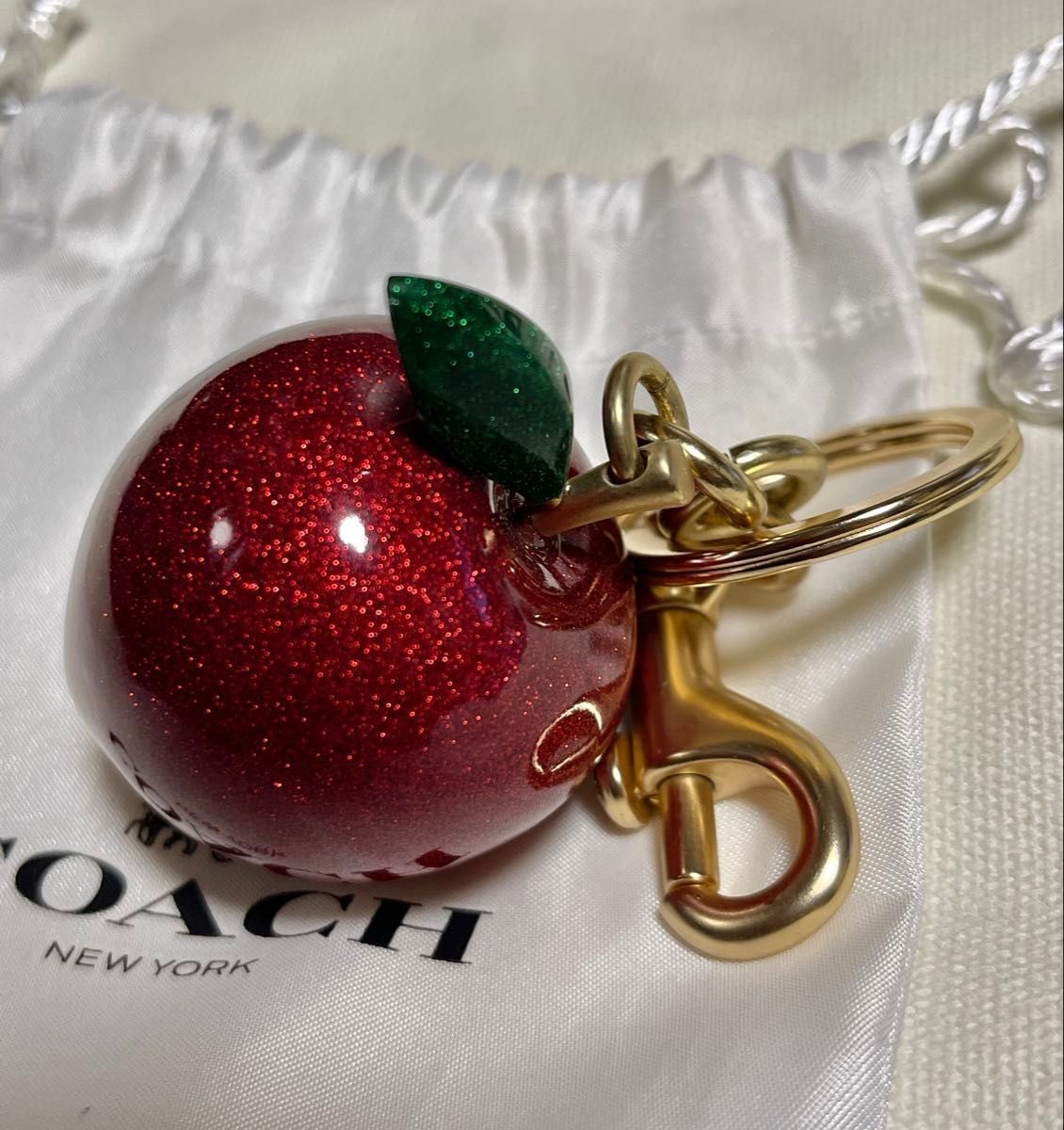 COACH コーチ りんご アップル キーホルダー キーリング バッグ COACH コーチ りんご アップル キーホルダー キーリング バッグ