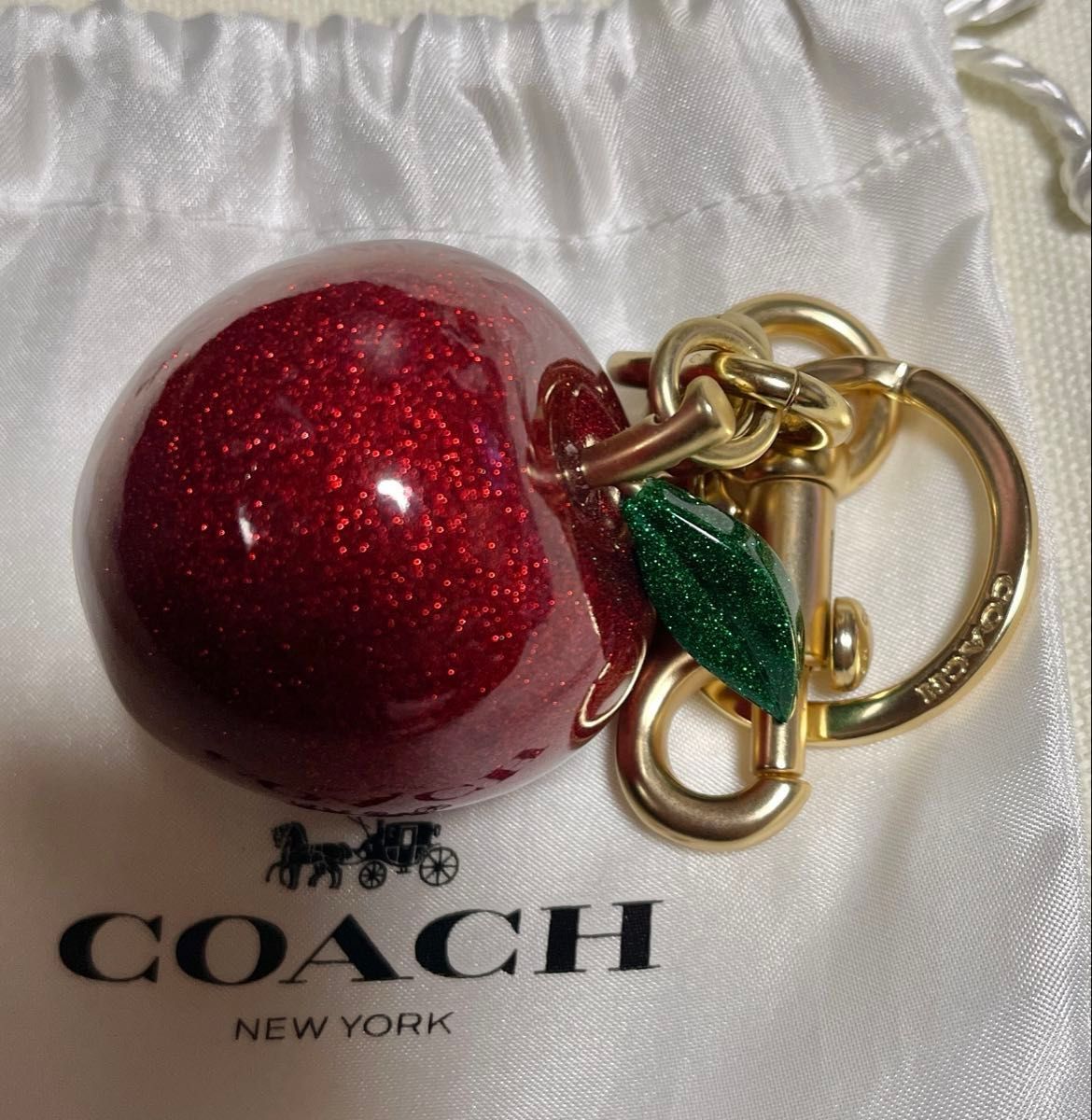 COACH コーチ りんご アップル キーホルダー キーリング バッグ COACH コーチ りんご アップル キーホルダー キーリング バッグ