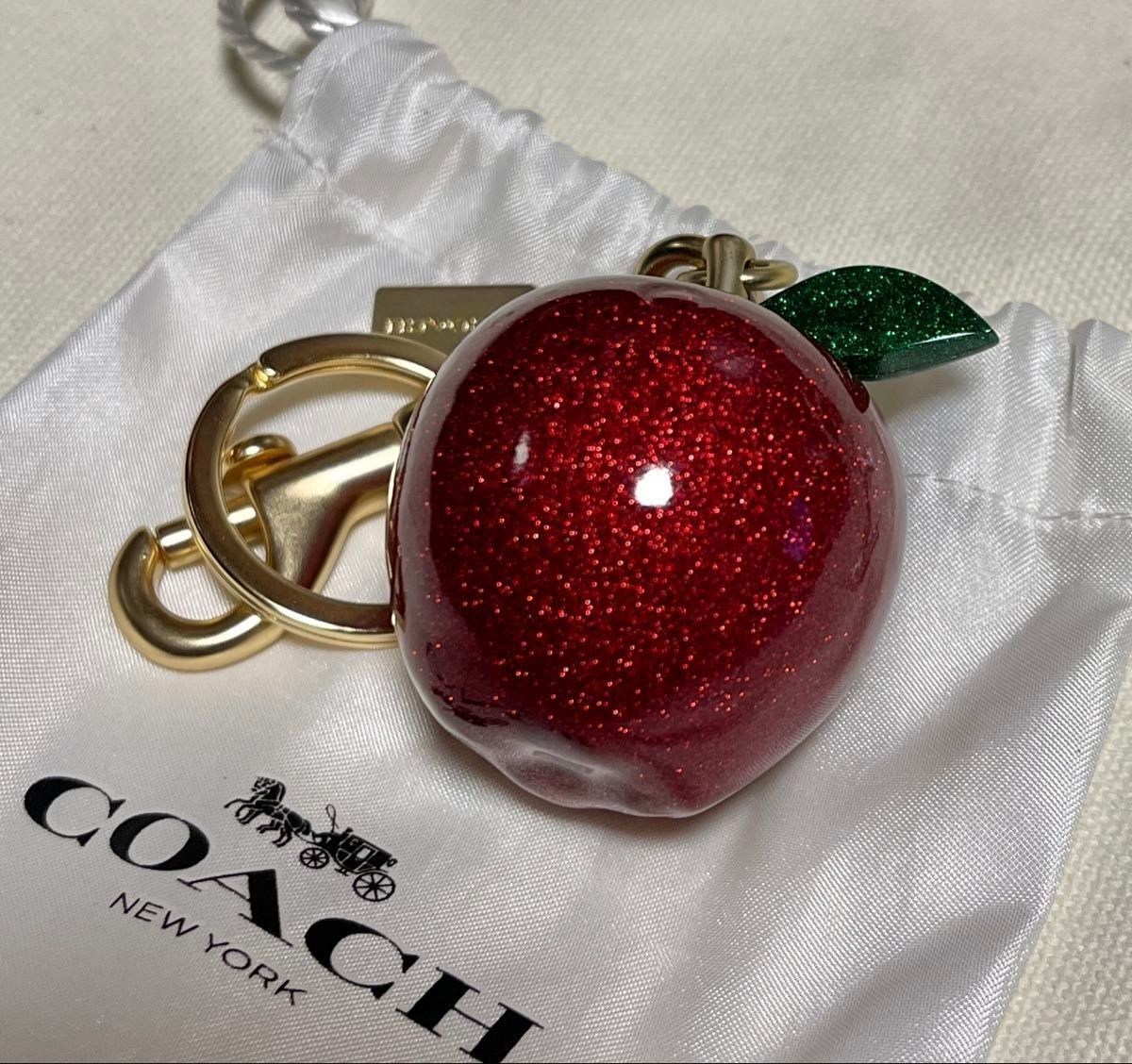 COACH コーチ りんご アップル キーホルダー キーリング バッグ COACH コーチ りんご アップル キーホルダー キーリング バッグ