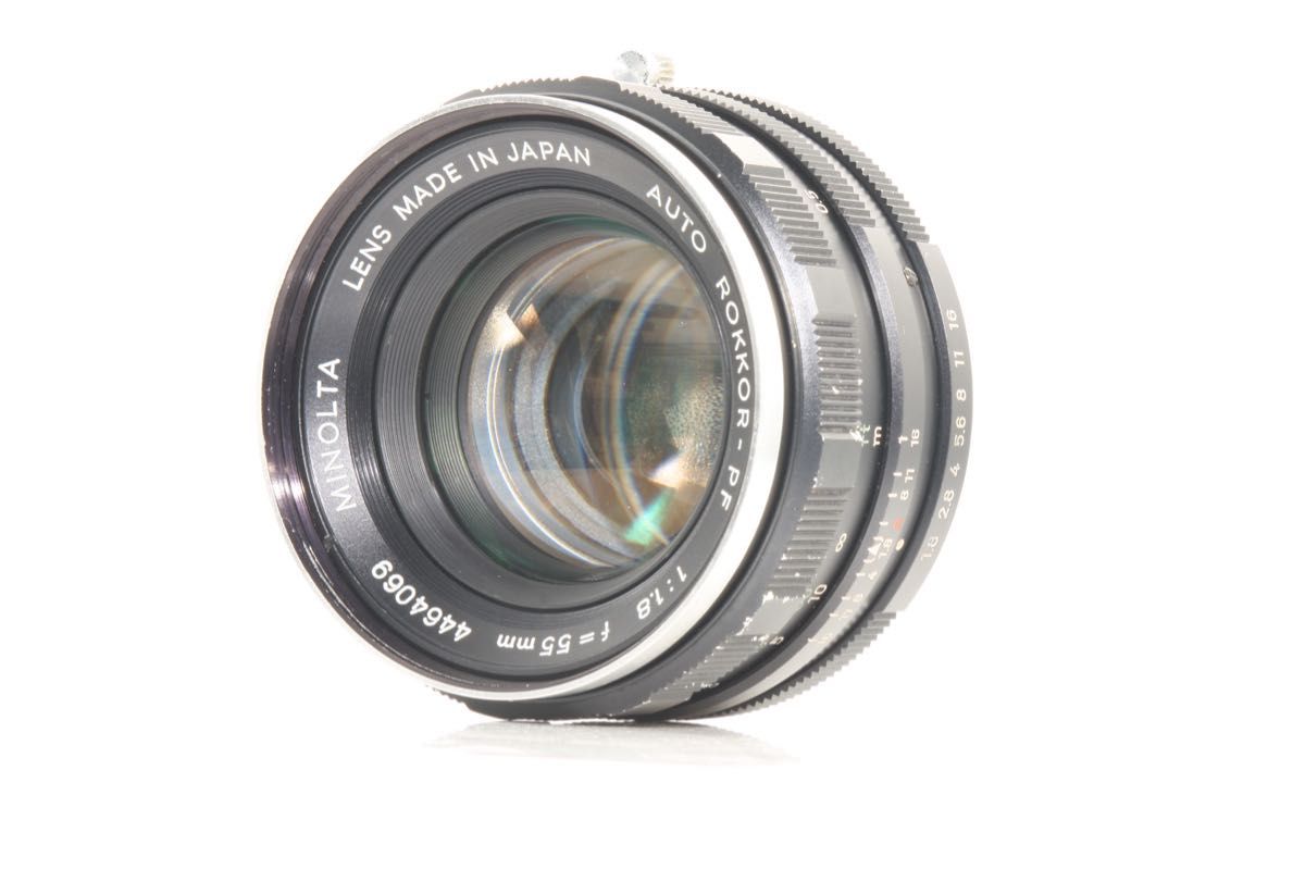 整備品 MINOLTA AUTO ROKKOR-PF 55mm f1 8 単焦点レンズ 整備品 MINOLTA AUTO ROKKOR-PF 55mm f1 8 単焦点レンズ
