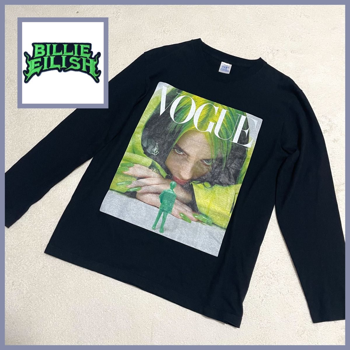 【レア】 ビリーアイリッシュ ロンT XXLサイズ AMEX限定 Billie Eilish Long-T XL AMEX会員限定販売 - メルカリ