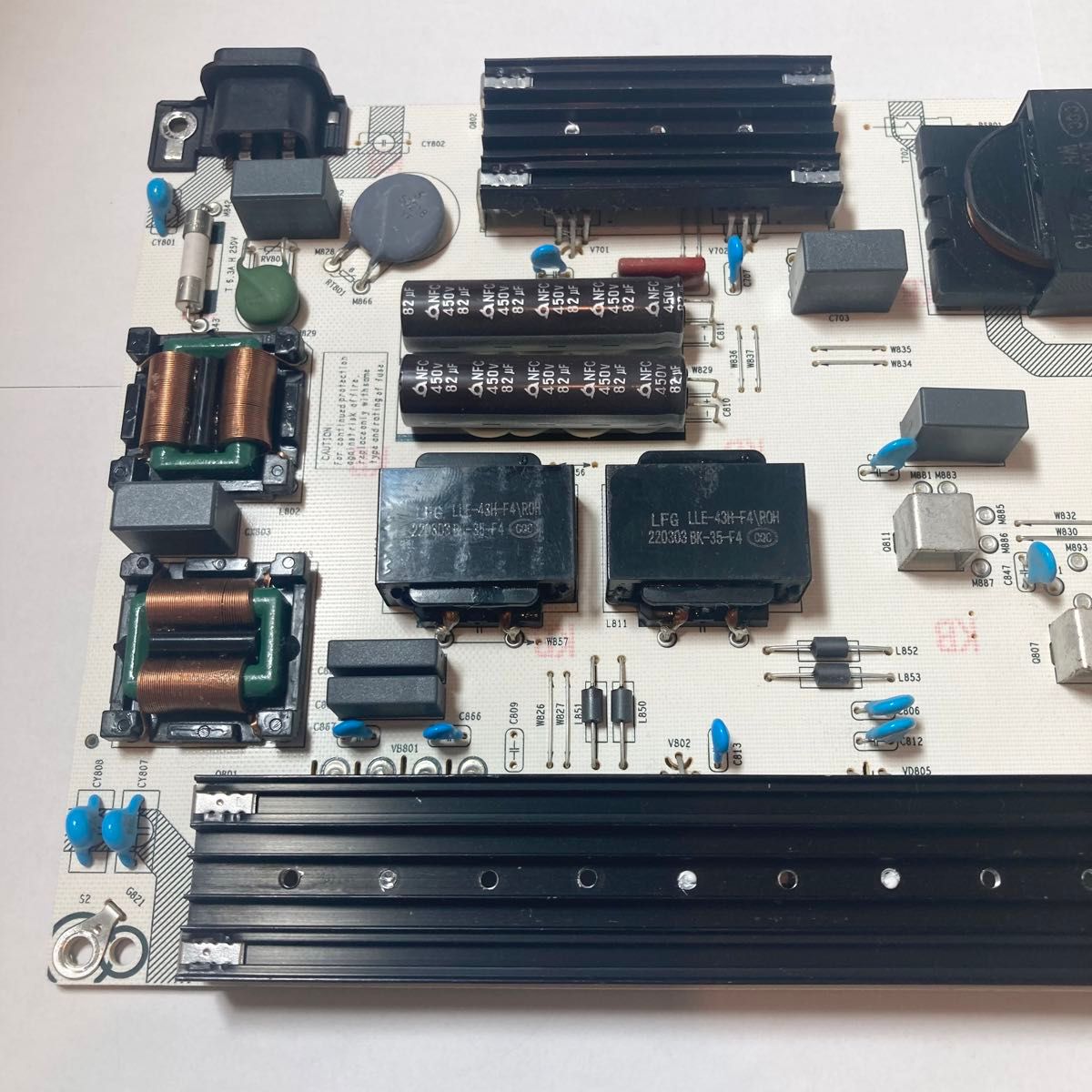 東芝 REGZA 55Z670K 2022年製 液晶テレビ 電源基板 修理交換 東芝 REGZA 55Z670K 2022年製 液晶テレビ 電源基板 修理交換