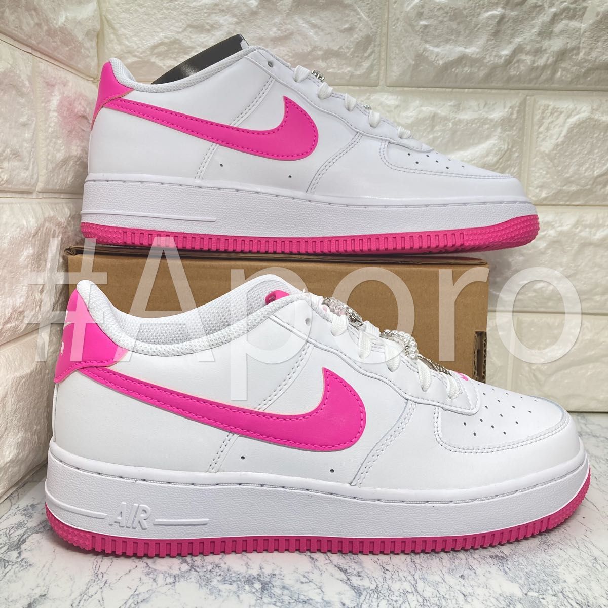 NIKE ナイキ AIR FORCE 1 エアフォース1 シルバー ピンク 25cm NIKE ナイキ AIR FORCE 1 エアフォース1 シルバー ピンク 25cm