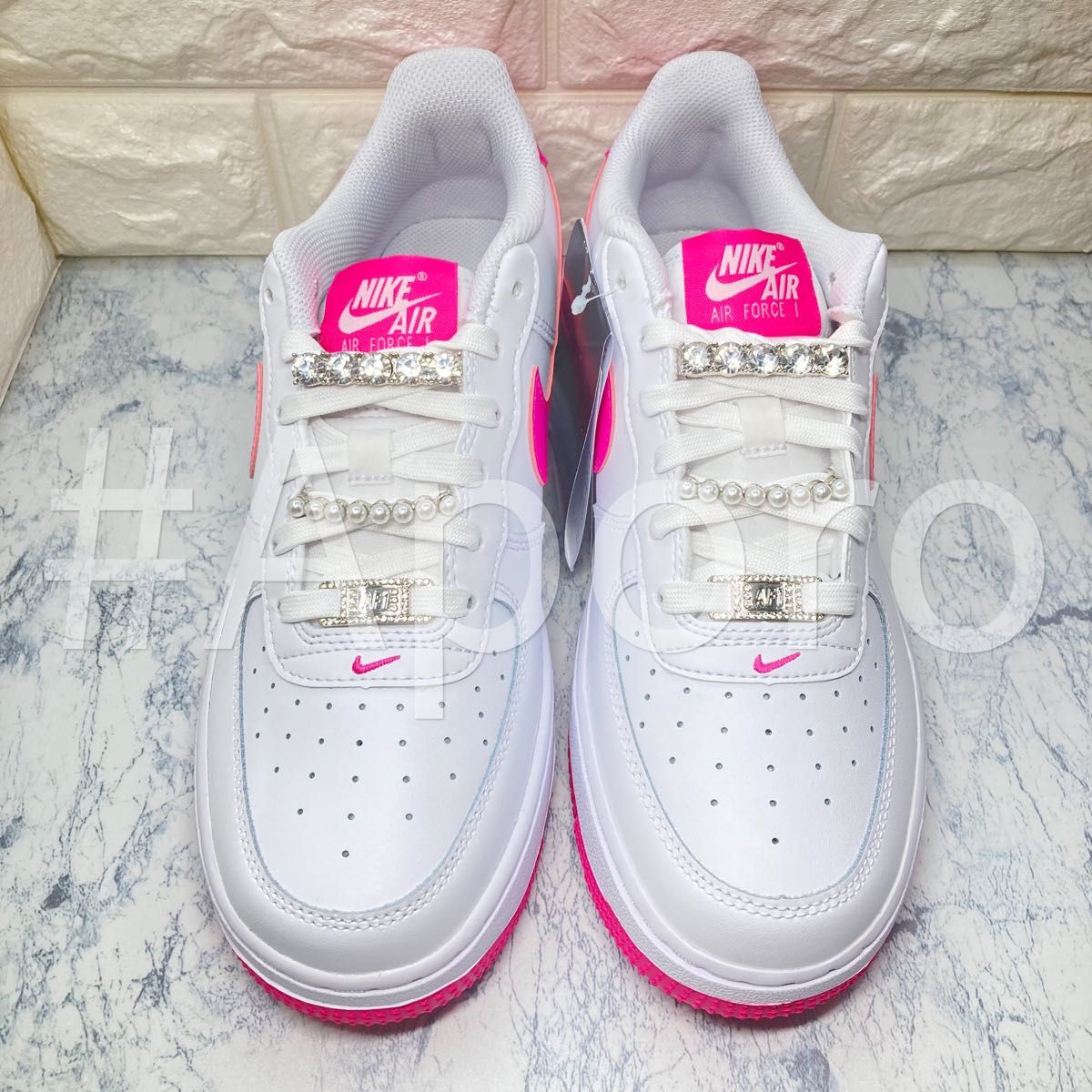 NIKE ナイキ AIR FORCE 1 エアフォース1 シルバー ピンク 25cm NIKE ナイキ AIR FORCE 1 エアフォース1 シルバー ピンク 25cm