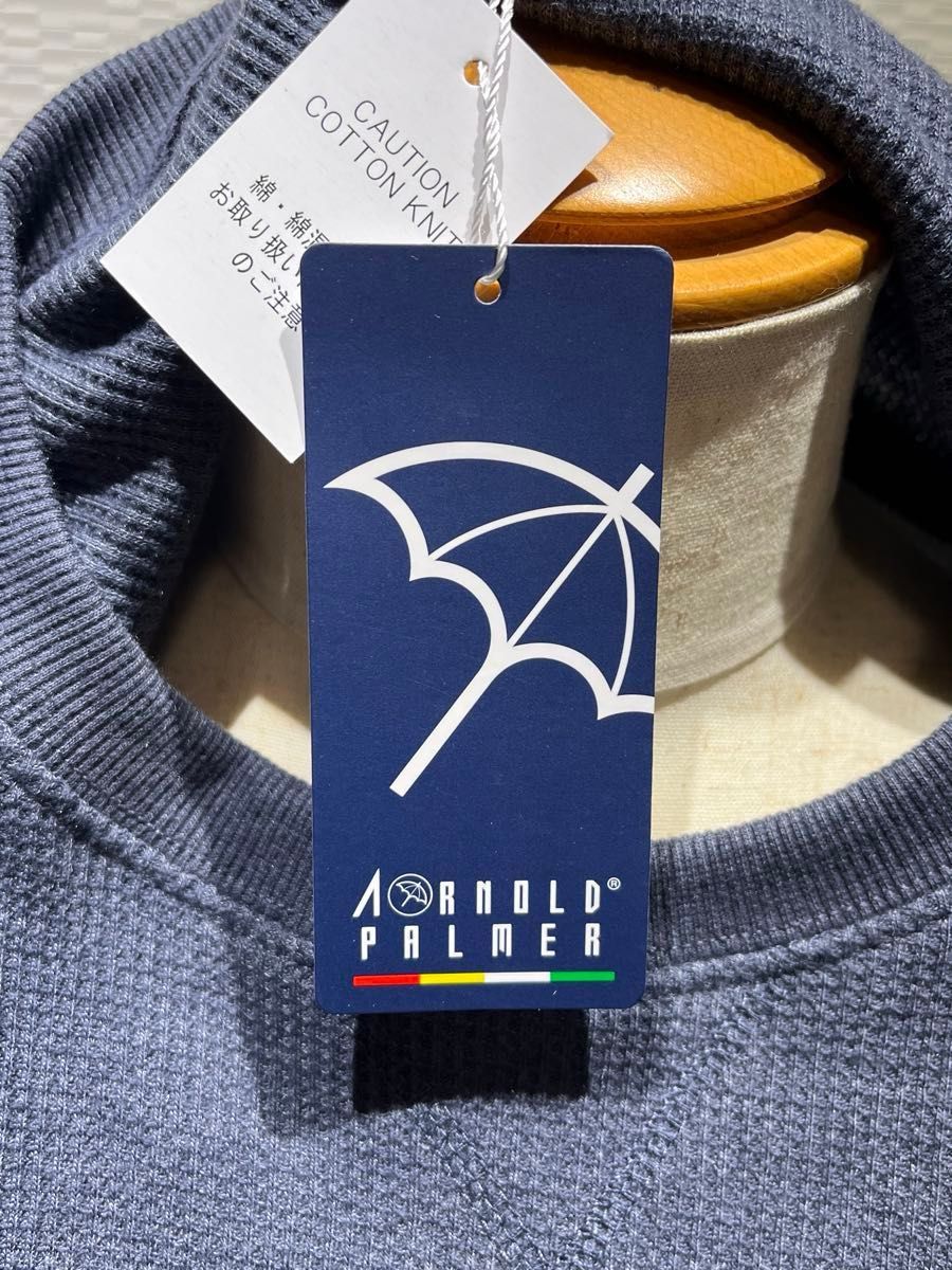 アーノルドパーマー メンズ ネイビー系 未使用タグ付き 長袖 アーノルドパーマー メンズ ネイビー系 未使用タグ付き 長袖