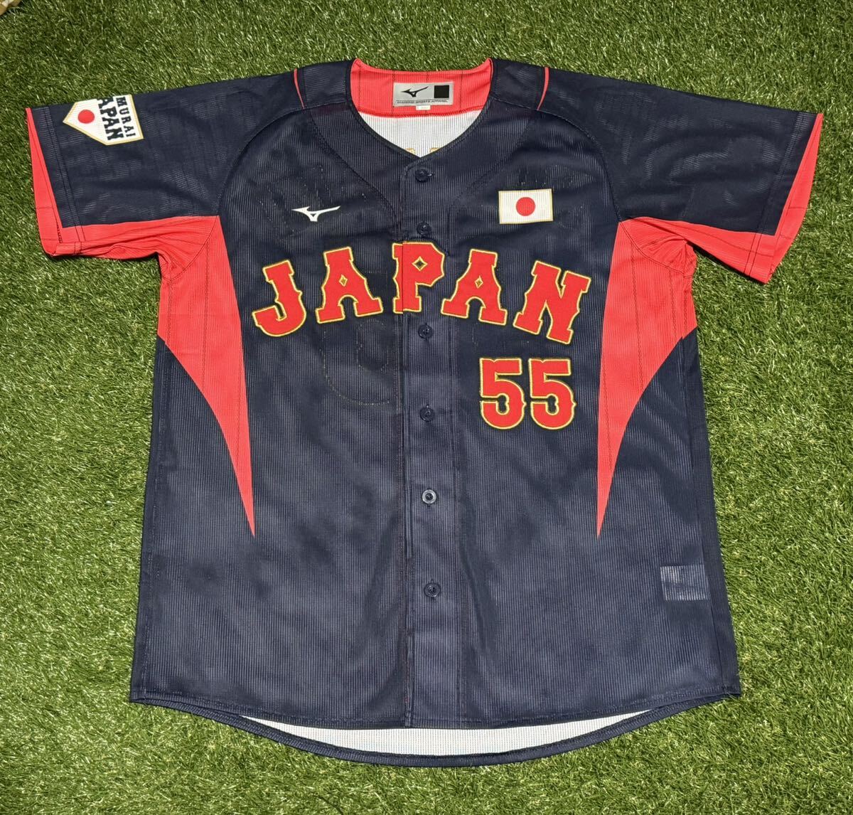 33%OFF】村上宗隆 侍ジャパン2024モデルレプリカユニフォーム L 33%OFF】村上宗隆 侍ジャパン2024モデルレプリカユニフォーム L