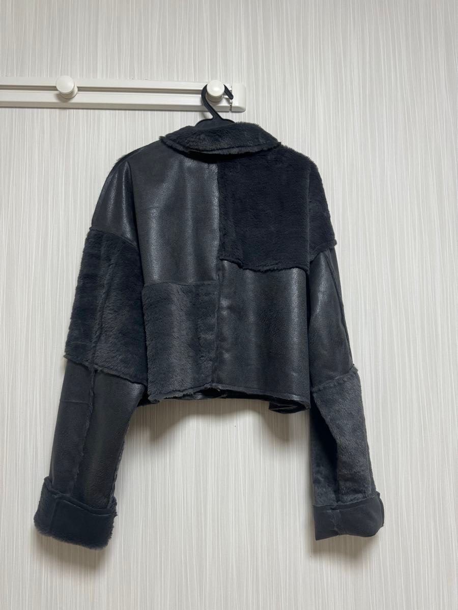【新品タグ付】VACANCYパッチワークファーコートヴァカンシー ジャケット コート アウター 秋冬 【新品タグ付】VACANCYパッチワークファーコートヴァカンシー ジャケット コート アウター 秋冬