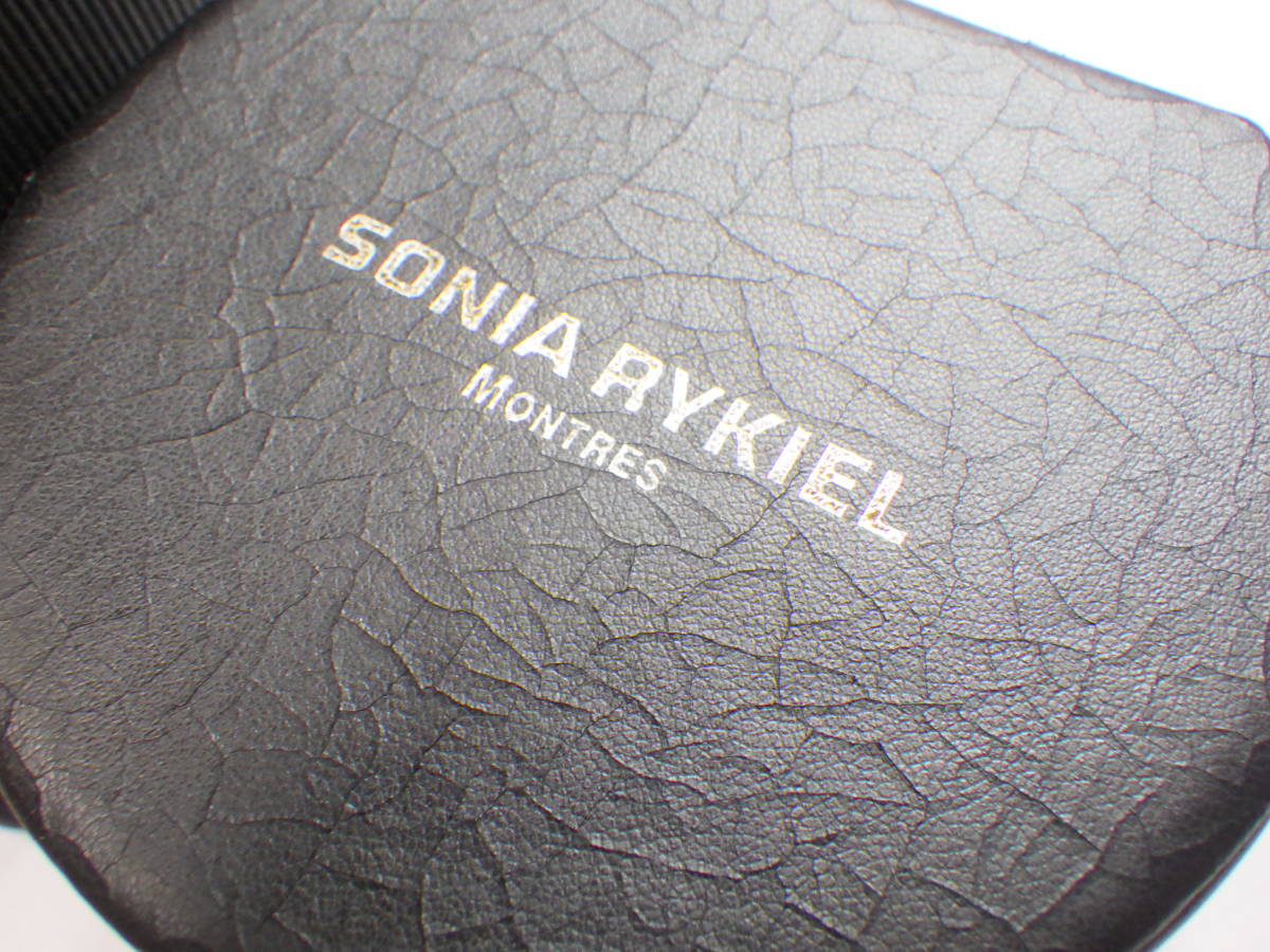  Sonia Rykiel оригинальный наручные часы есть перевод коробка box *1965