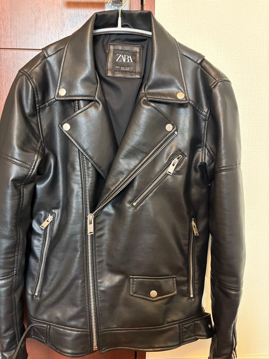 ZARA メンズ ライダースジャケット レザー サイズM ザラ|Yahoo ZARA メンズ ライダースジャケット レザー サイズM ザラ|Yahoo