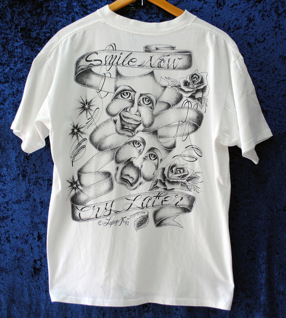 【激レア】90s ツーフェイス Tシャツ 日本未発売 ホワイト LOWRIDER ローライダー CHICANO チカーノ ヴィンテージ 古着 当時物  ビンテージ