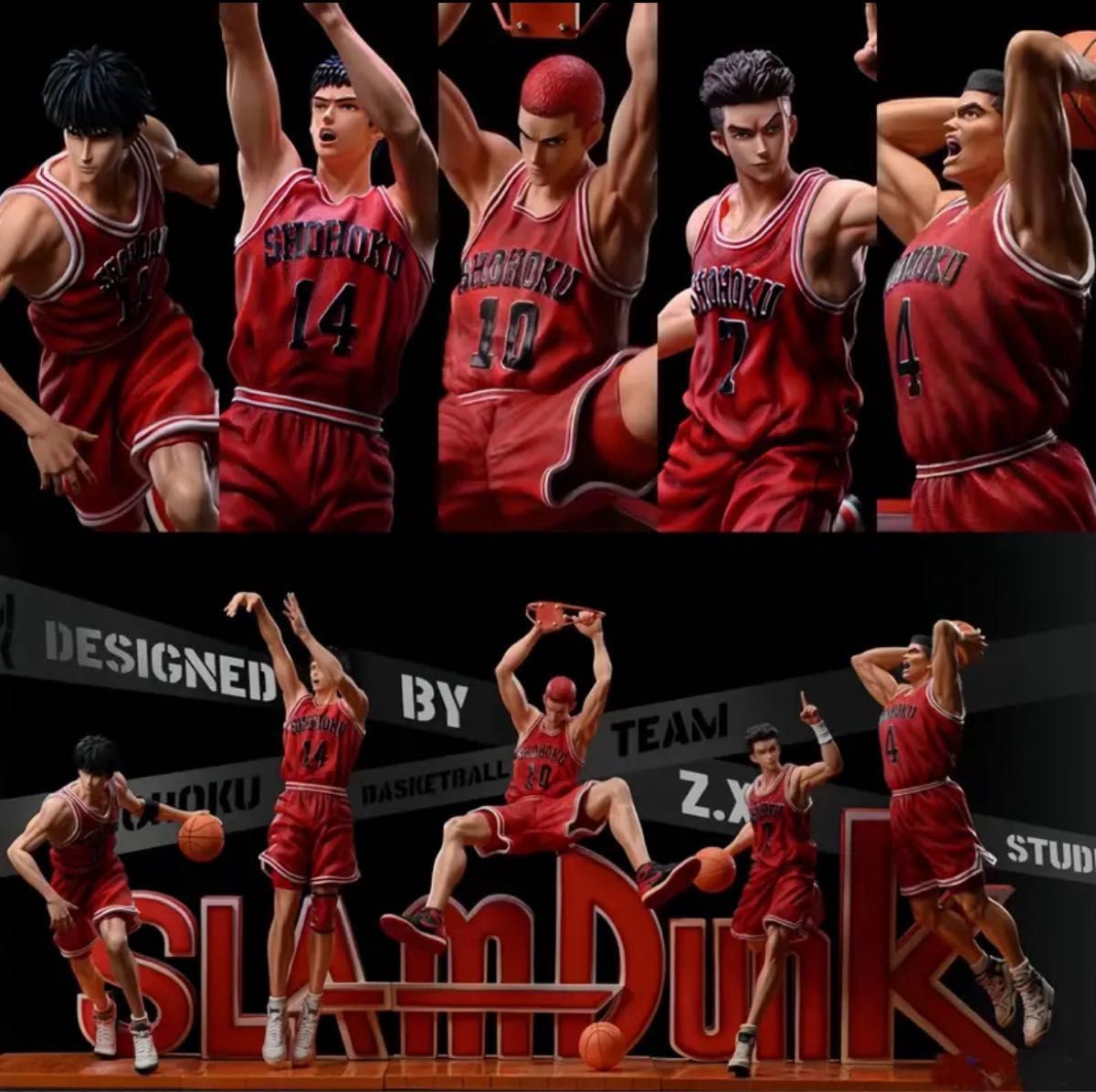 SLAM DUNK 湘北スタメンチーム 5体セット フィギュアセット 桜木 SLAM DUNK 湘北スタメンチーム 5体セット フィギュアセット 桜木