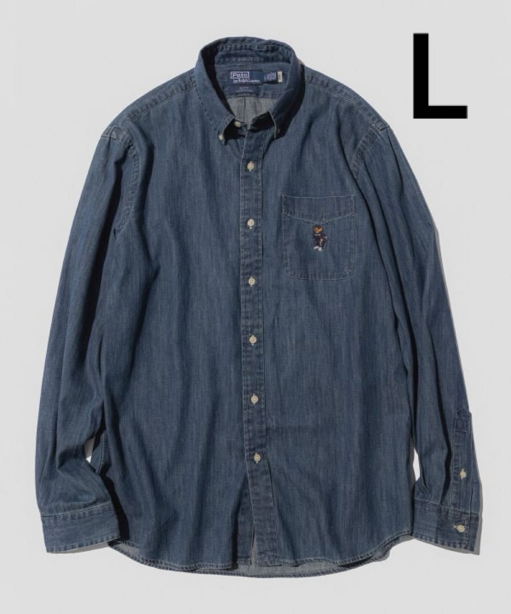 BEAMS 別注 POLO RALPH LAUREN Denim Shirt Lサイズ ビームス BEAMS 別注 POLO RALPH LAUREN Denim Shirt Lサイズ ビームス