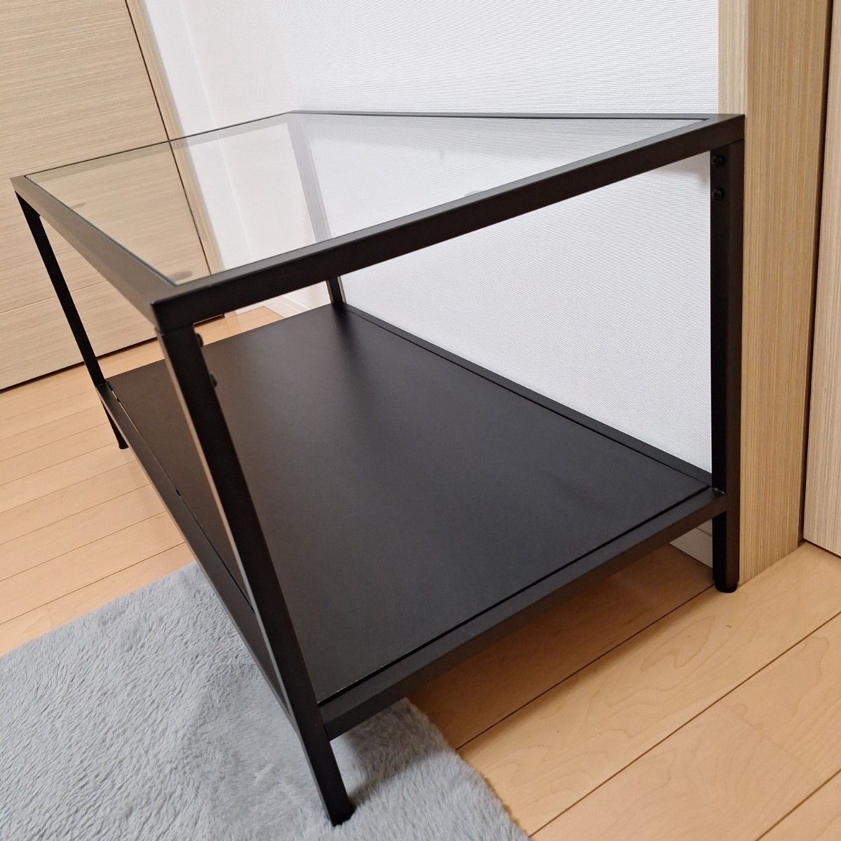 IKEA イケア ガラス ヴィットショー ネストテーブル サイド ロー 送料込 IKEA イケア ガラス ヴィットショー ネストテーブル サイド ロー 送料込