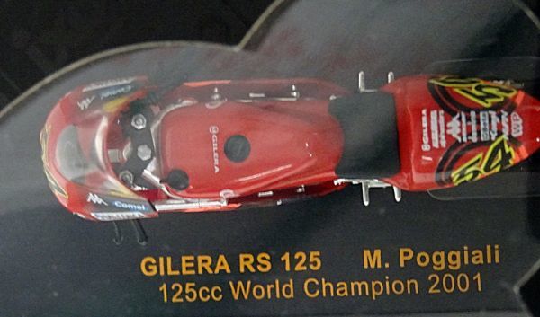 ixo 1/24 GILERA RS 125 #54 M POGGIALI