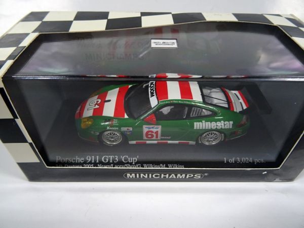 ミニチャンプス1/43 　ポルシェ 911 GT3 CUP 24H デイトナ 2005_画像2