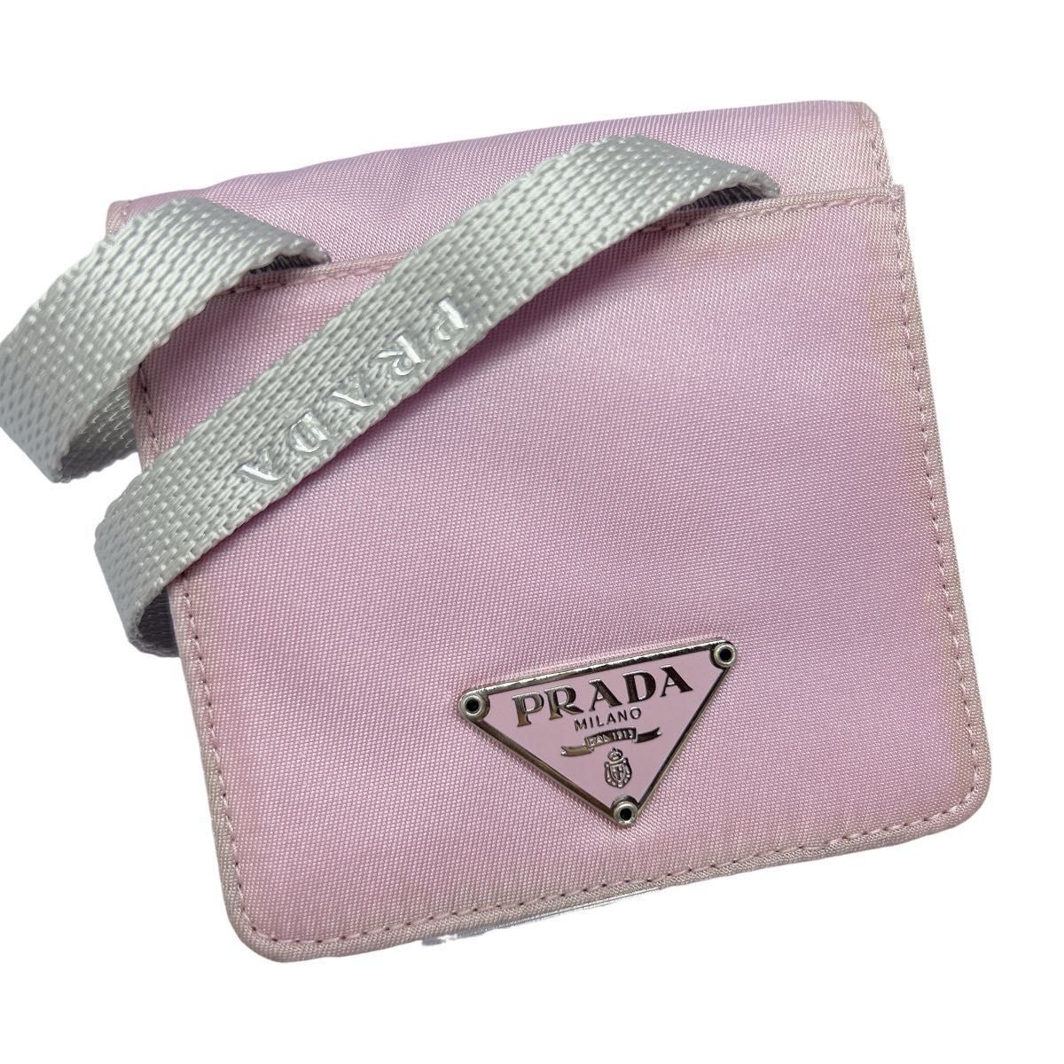 PRADA 希少 小銭入れ ミニポーチ ショルダー コインケース 高級 PRADA 希少 小銭入れ ミニポーチ ショルダー コインケース 高級