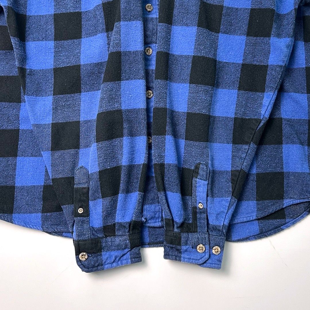 field&stream ネルシャツ XL ブロックチェック ブルー×ブラック field&stream ネルシャツ XL ブロックチェック ブルー×ブラック