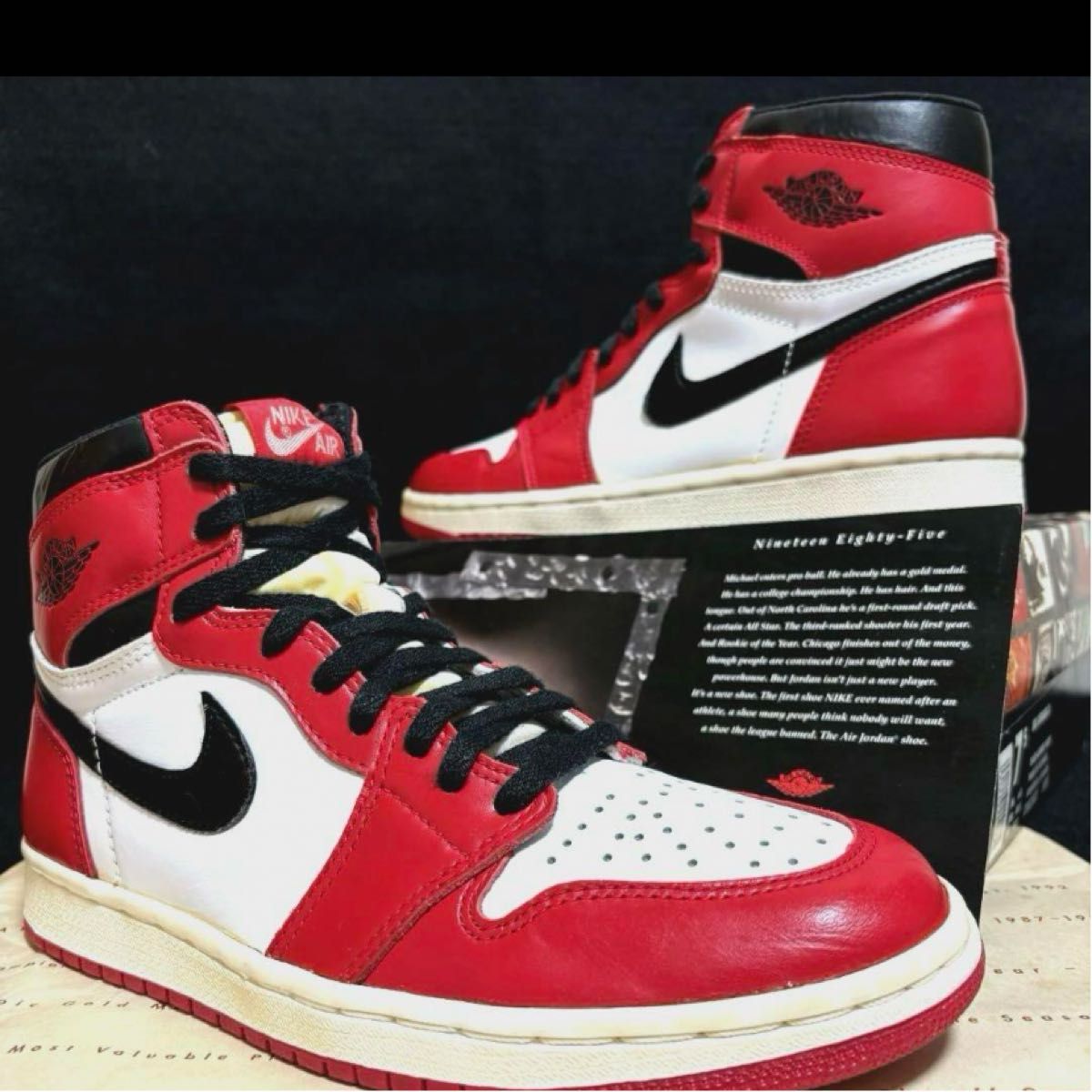 新品・未使用 26 5cm NIKE AIR JORDAN 1 OG 1994年 CHICAGO 新品・未使用 26 5cm NIKE AIR JORDAN 1 OG 1994年 CHICAGO